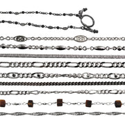 Chaînes en métal argent