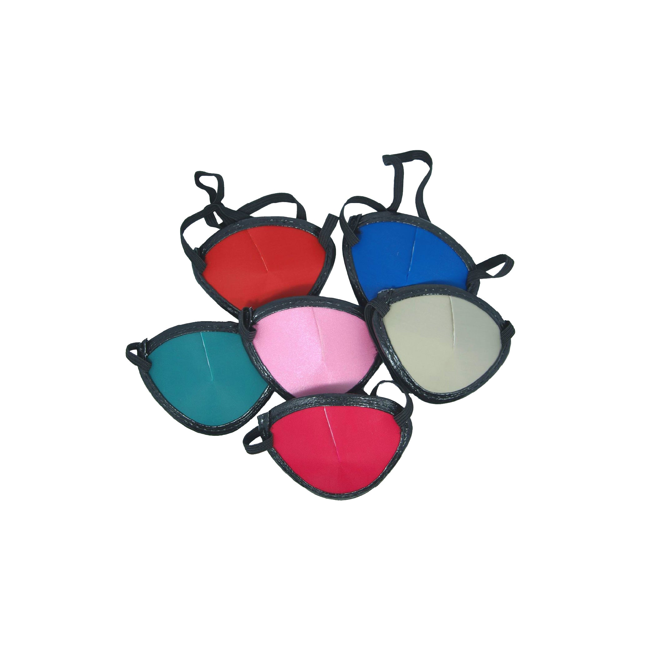 Cache-oeil de couleurs assorties