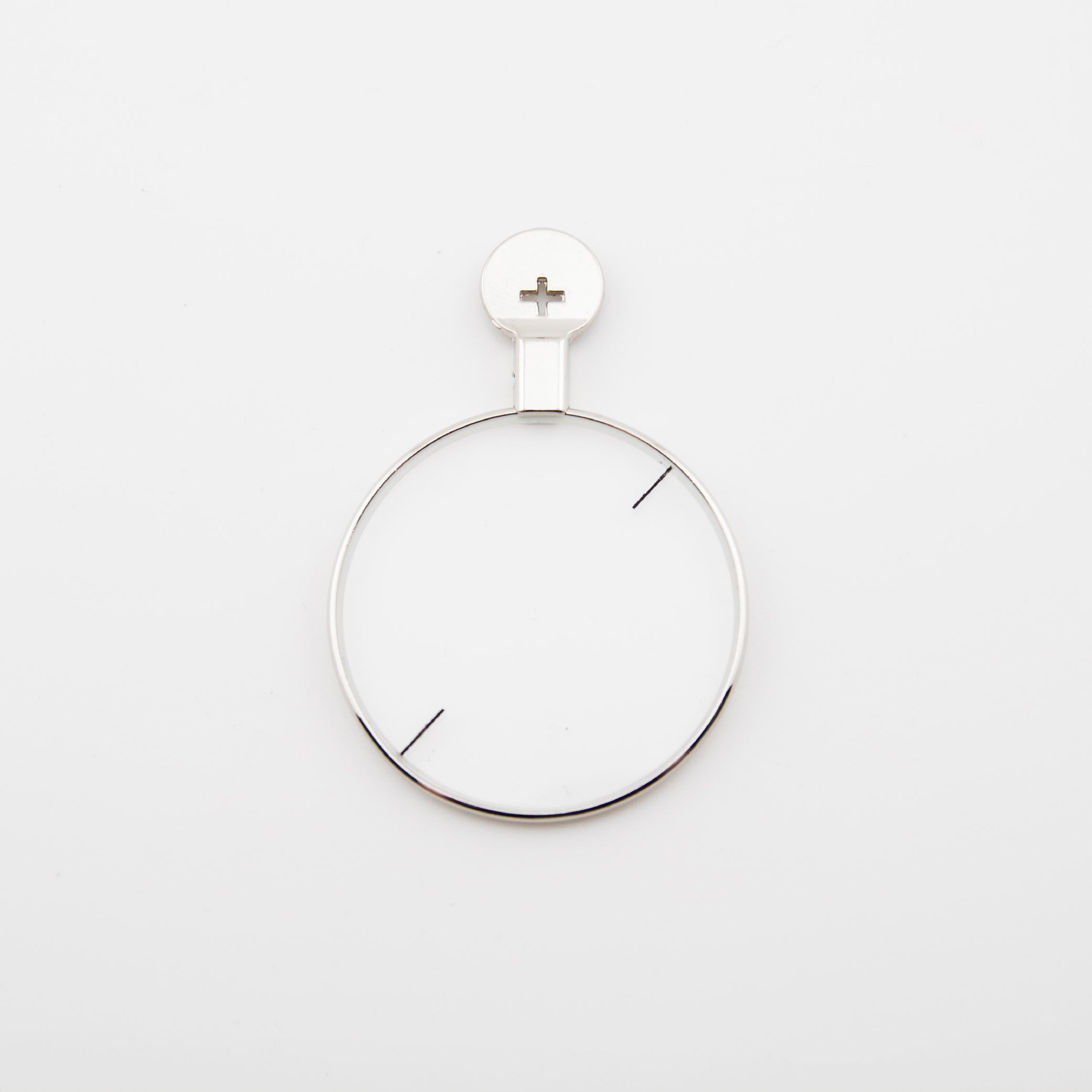 Lentille de caisse d'essai cylindrique