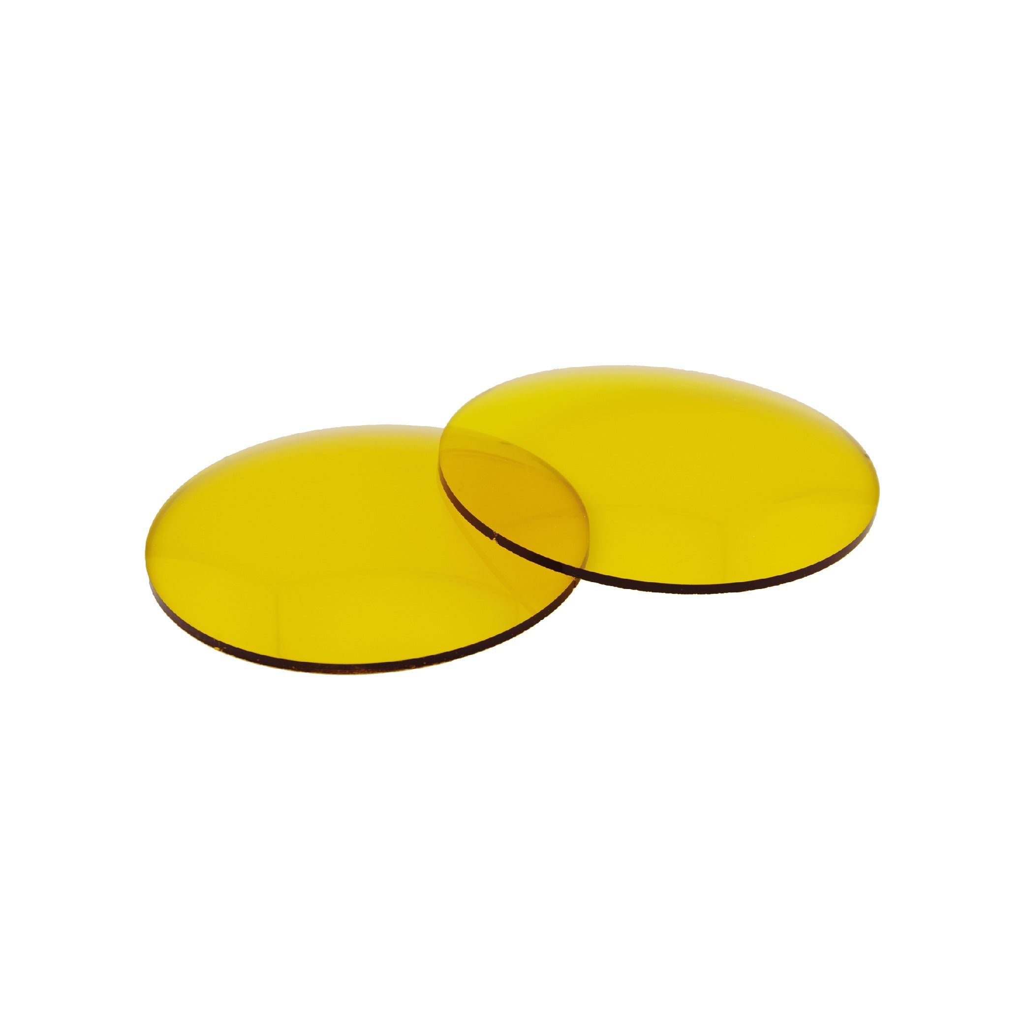 Lentilles base 8 CR39 Jaunes