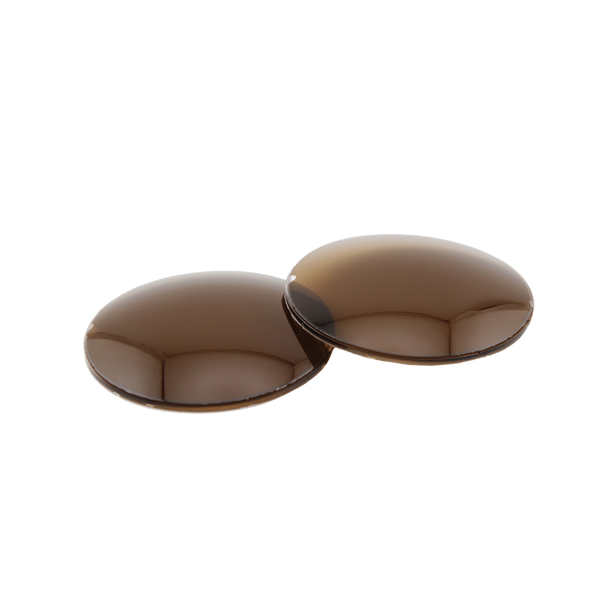 Lentilles base 6 CR39 polarisées brunes