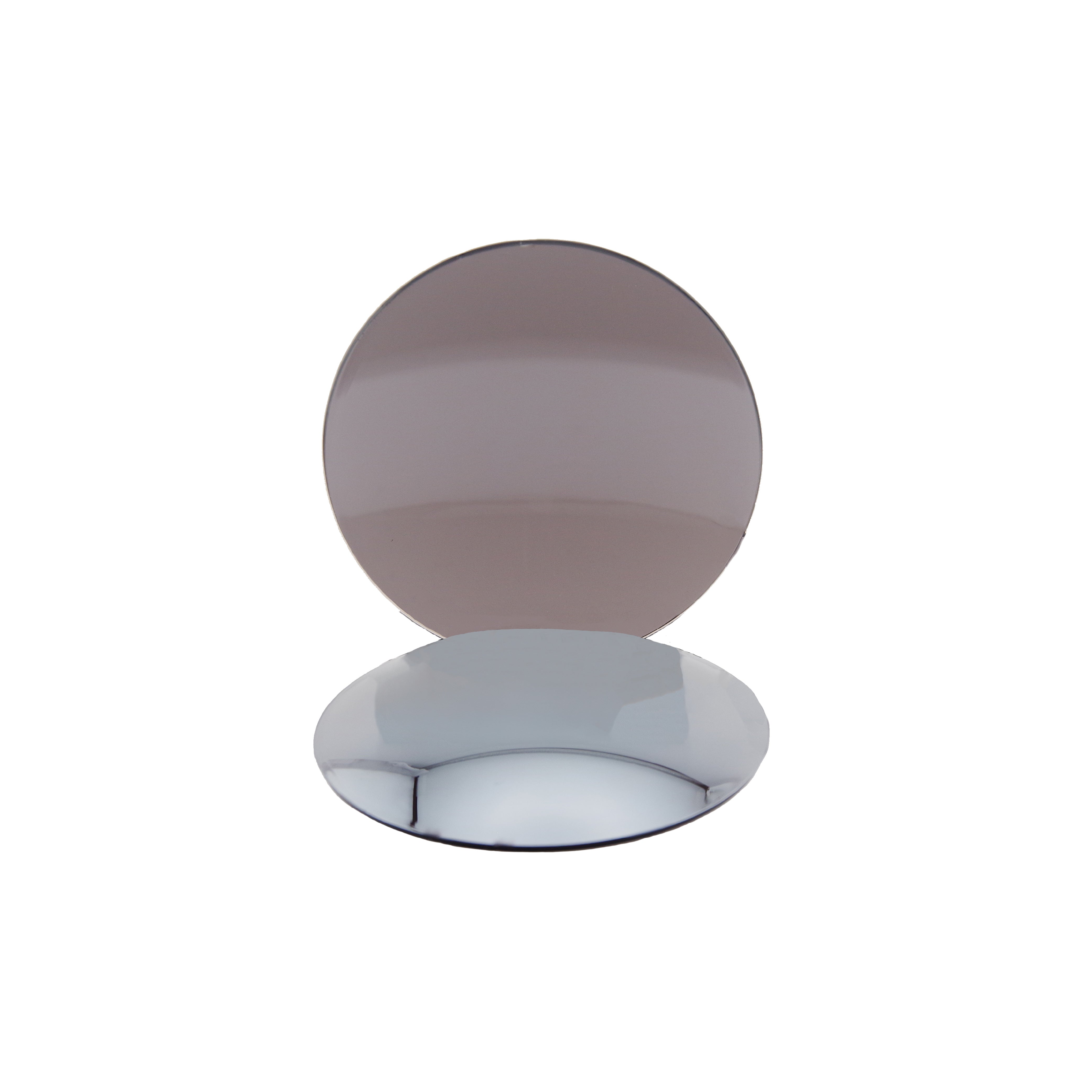 Lentilles base 6 polycarbonate miroir argent-grises