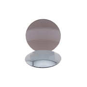 Lentilles base 6 CR39 miroir argent-grises