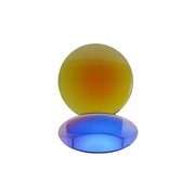 Lentilles base 6 polycarbonate miroir bleues-grises