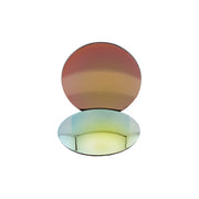 Lentilles base 6 polycarbonate miroir or-brunes