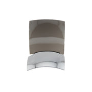 Lentilles base 6 polycarbonate polarisées miroir argent-grises