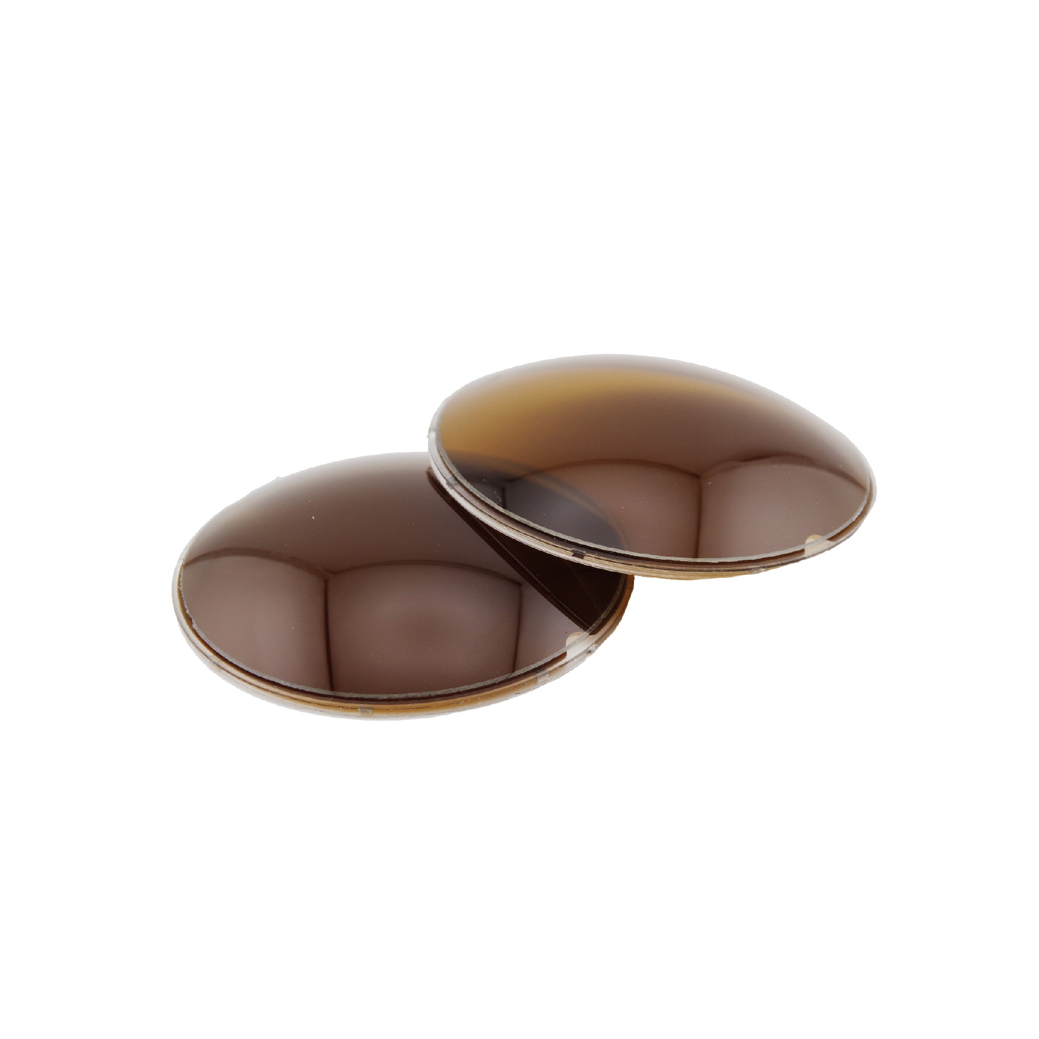 Lentilles base 8 CR39 polarisées brunes