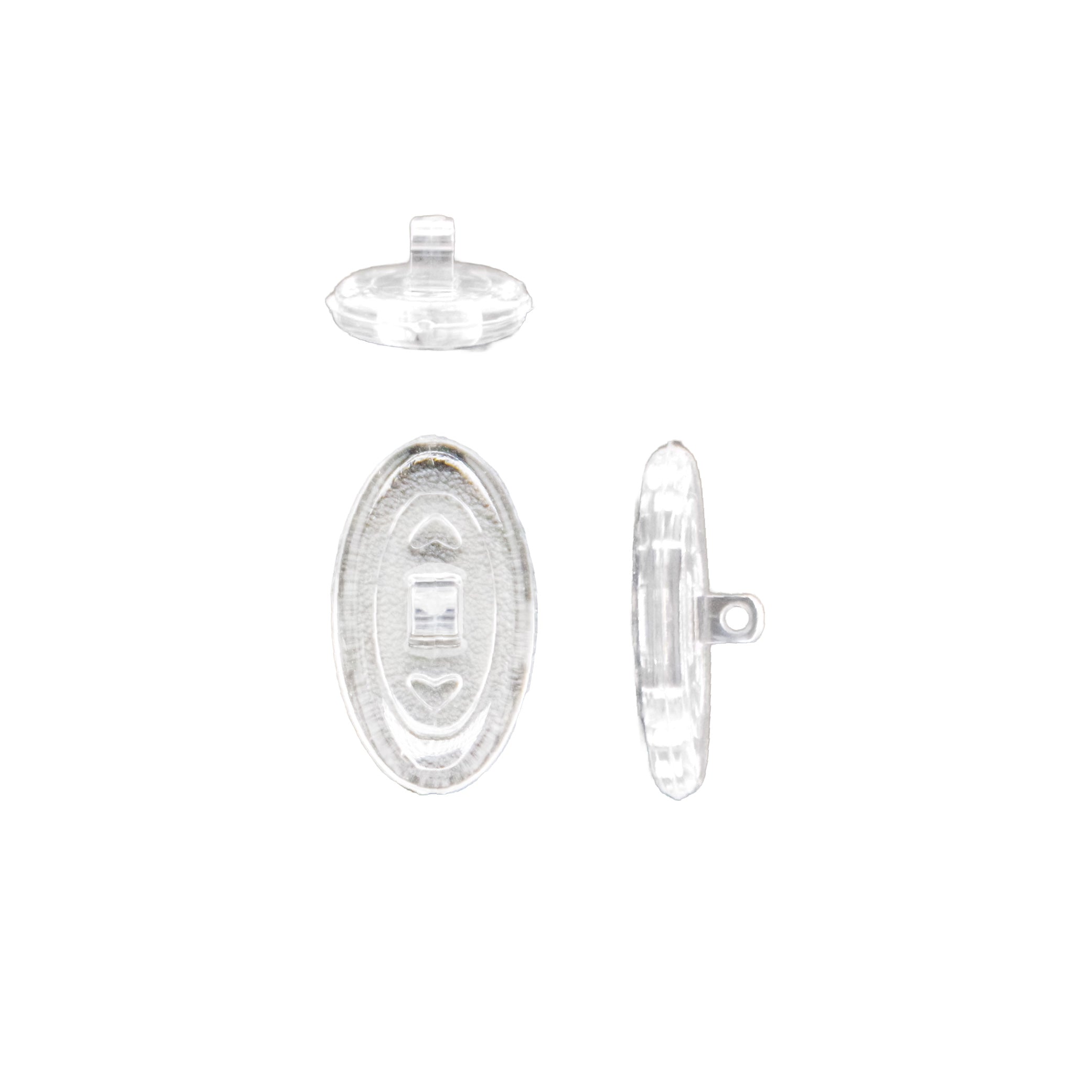 Plaquettes en silicone symétriques ovales