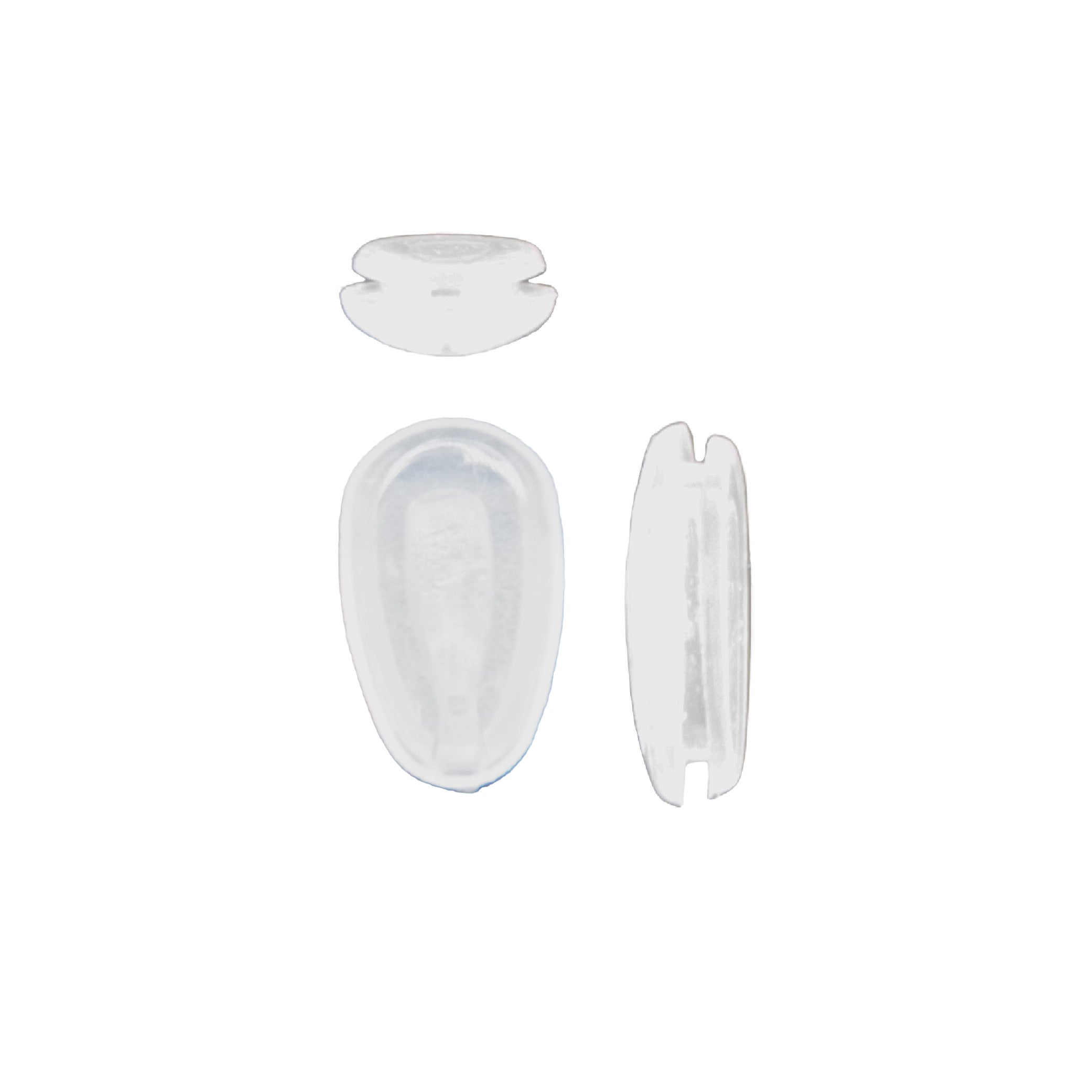 Plaquettes Oakley en silicone petites