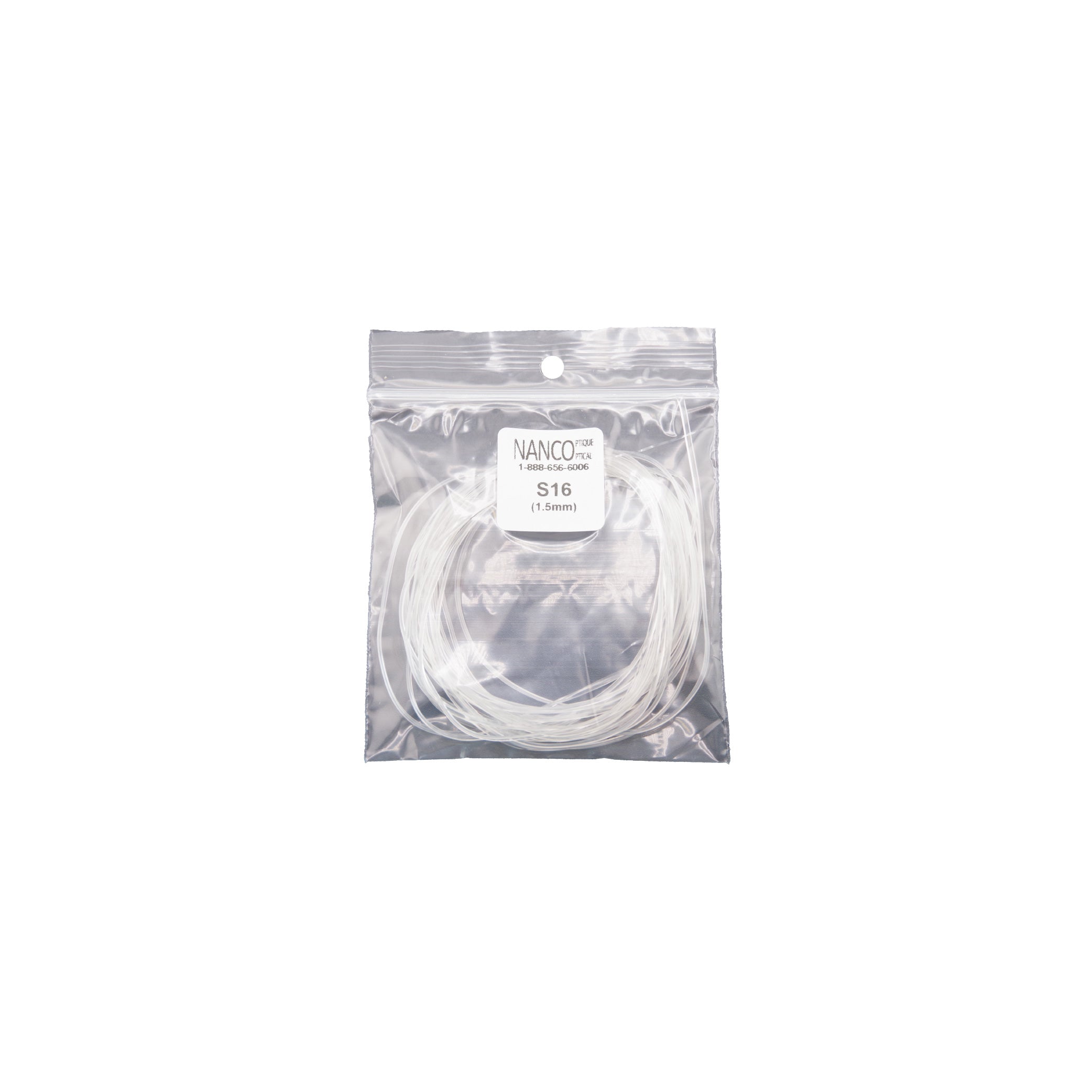 Fil de silicone pour montage rimless